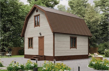 Дачный дом «Березка» ЛК 6х6